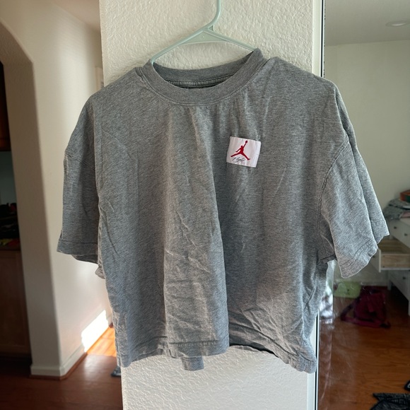 Nike Jordan Crop T Shirt - Picture 1 of 3